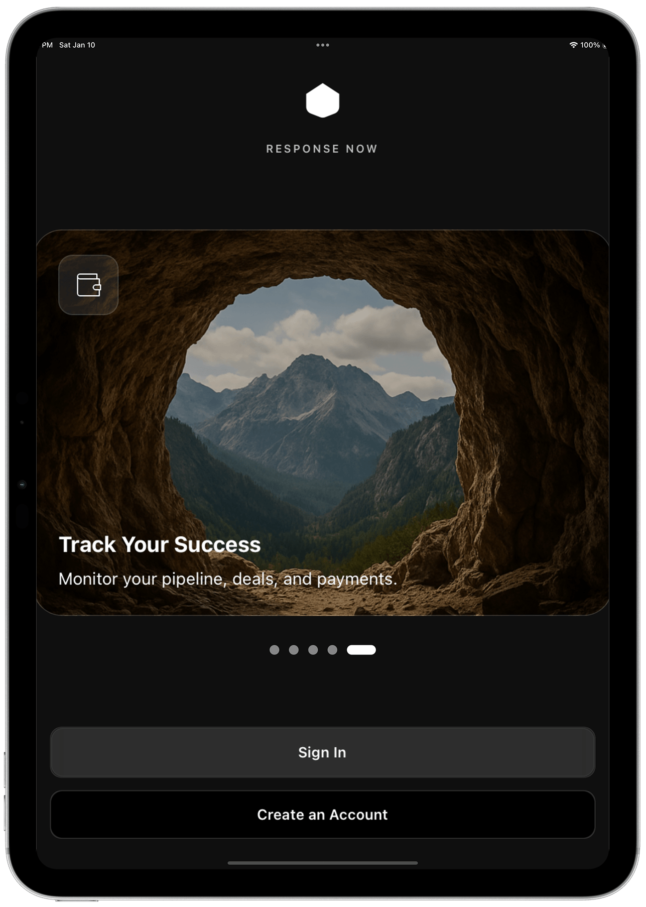 ResponseNow App on iPad